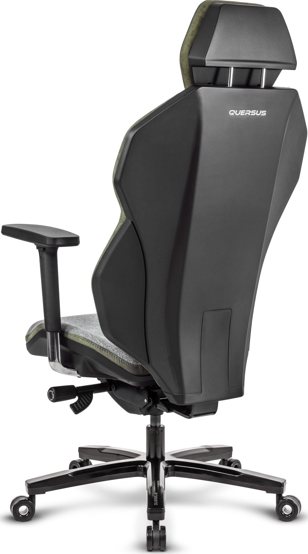 Karrige gaming QUERSUS ICOS 1.1, mekanizëm SYNCHRO, jastëk koke, jeshile ushtarake