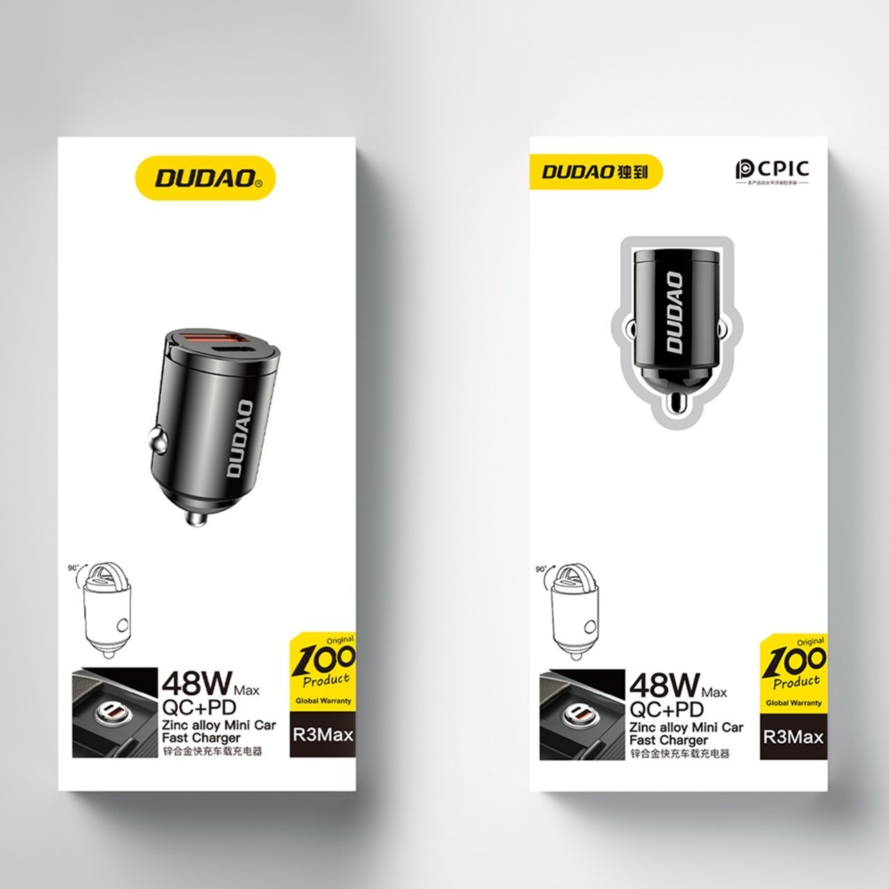 Karikues makine Dudao R3MAX, USB dhe USB C, 48W, i zi