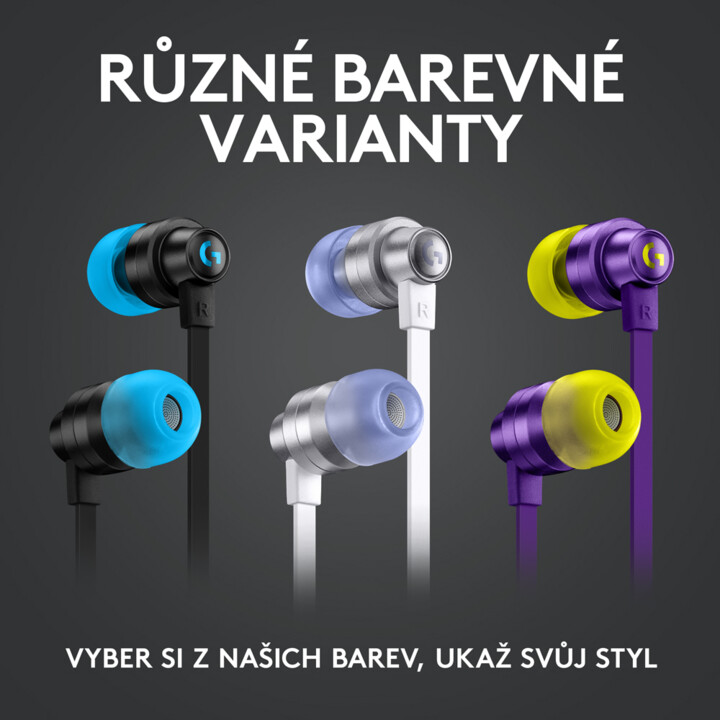 Dëgjuese Logitech G333, të bardha