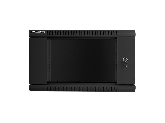 Kabinet muror Lanberg WF01-6606-10B, 19" 6U, 60kg, i zi