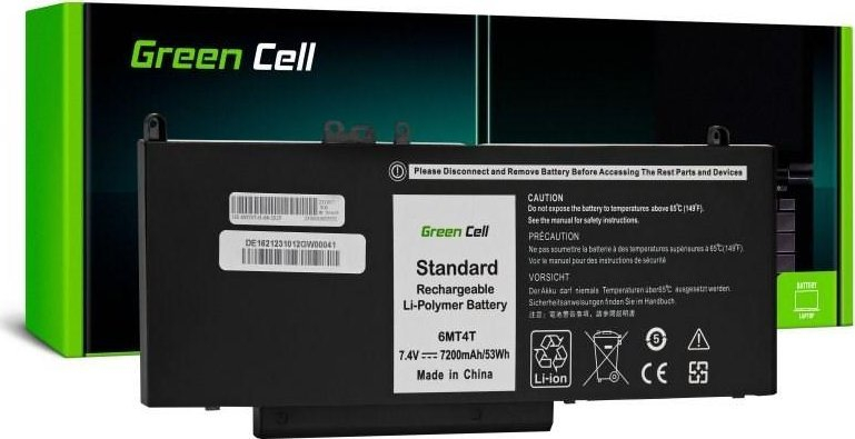 Bateri laptopi Green Cell GC-DE162, 7.6V, 7200mAh, për Dell Latitude