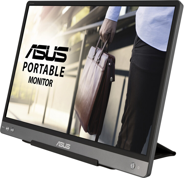 Monitor ASUS ZenScreen MB14AC, 14" LED, Full HD, i hirtë