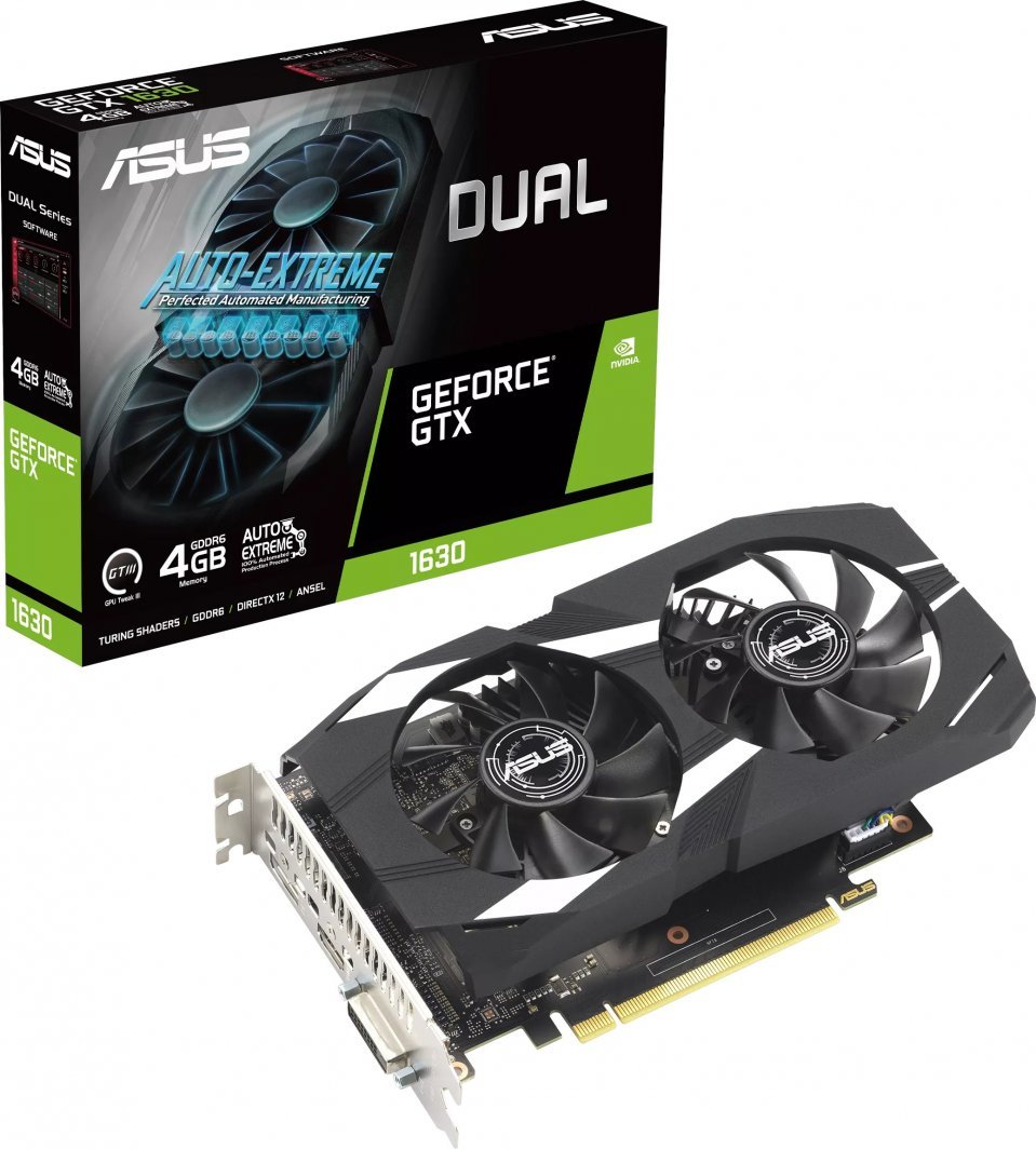 Kartelë grafike Asus Dual GeForce GTX 1630 4GB GDDR6