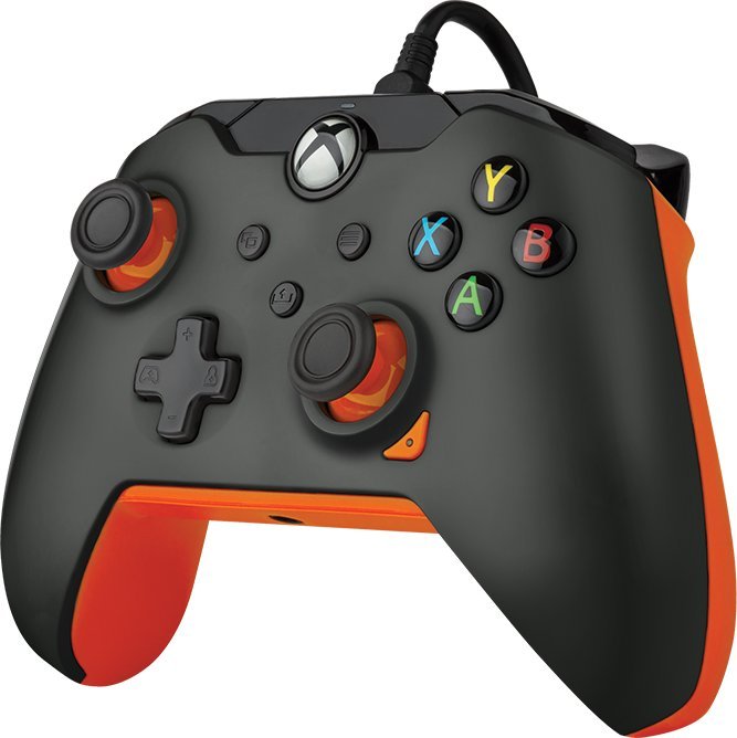 Kontroller PDP XS Atomic Black, me kabllo