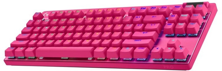 Tastierë Logitech G Pro X TKL Lightspeed, GX Brown, US, rozë