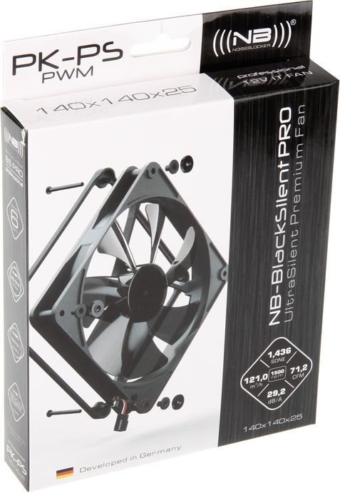 Ftohës Noiseblocker BlackSilent Pro PK-PS, 140 mm