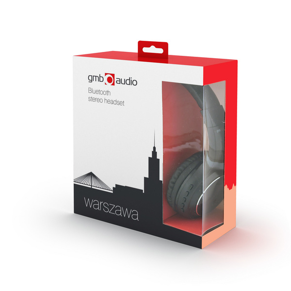 Kufje Gembird Bluetooth BHP-WAW, të zeza