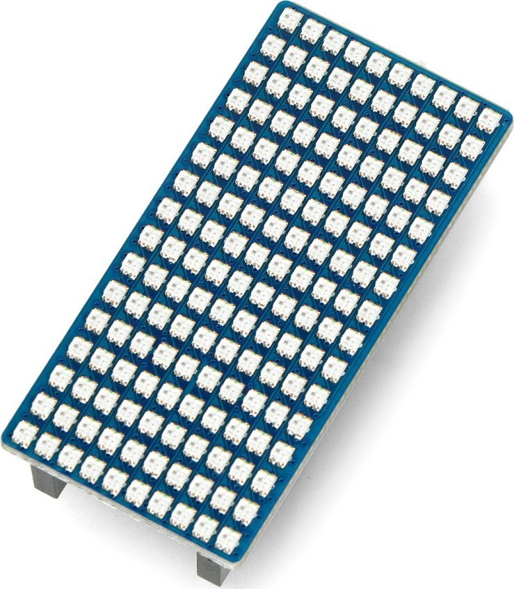 Panel LED RGB Waveshare 16x10 për Raspberry Pi Pico, modul matricë, shumëngjyrësh