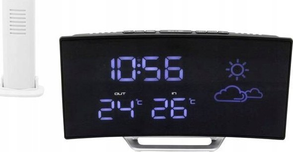 Radio alarm Soundmaster FUR100, FM PLL, stacion moti, argjendtë