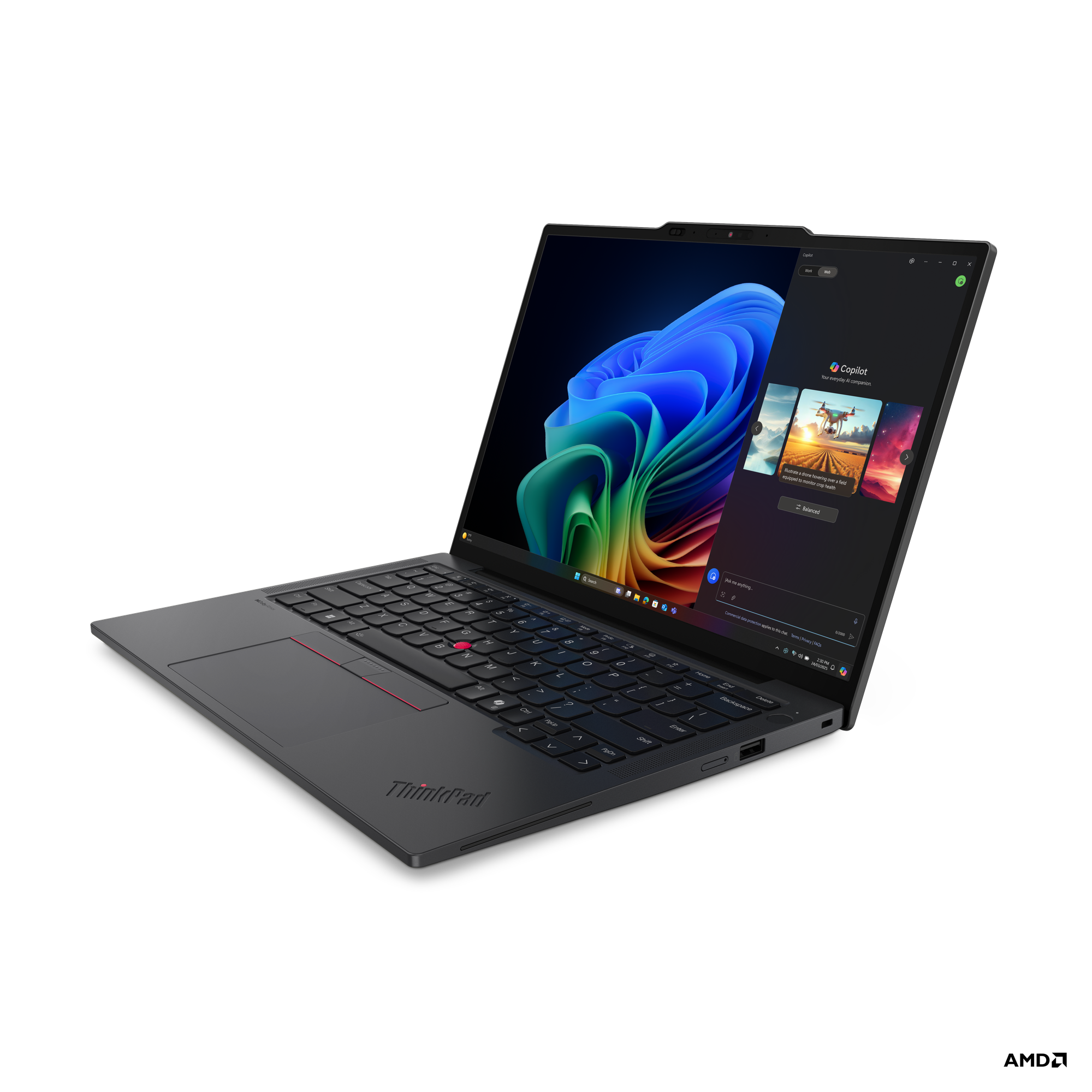 Laptop Lenovo ThinkPad X13 G6, 13.3" WUXGA, Ryzen 5, 16GB RAM, gri 3