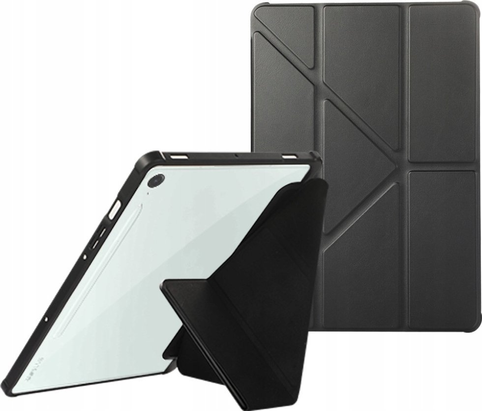 Këllëf tablet Samsung Galaxy Tab S10 Ultra, funksion stand, plastik, i zi