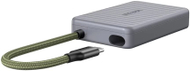 Lexues kartelash UGREEN USB C, SD MicroSD, kuti ruajtëse 4 kartela, gri