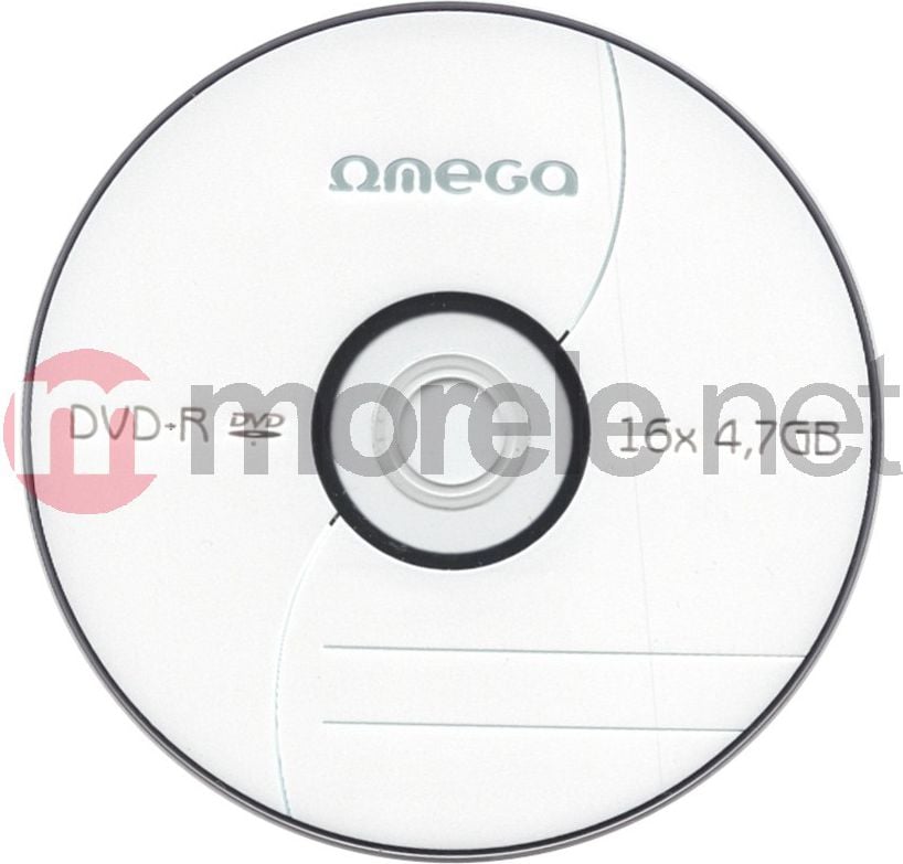 Disqe DVD Omega DVD+R, 4.7GB, 16x, 50 copë