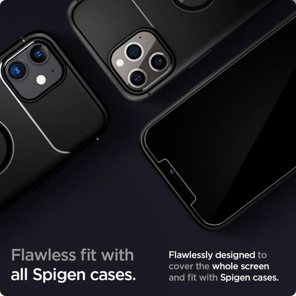 Xham mbrojtës SPIGEN GLAS.TR "EZ FIT" për IPHONE 12 PRO MAX