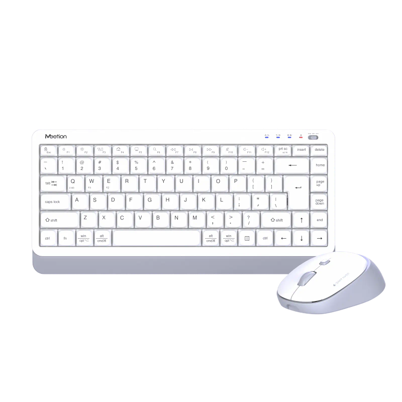 Set mini wireless tastierë dhe maus Meetion MT-MINI 5000 – Dual Mode (Bluetooth + 2.4G)