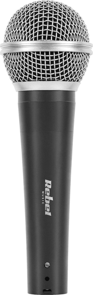 Mikrofon dinamik Rebel DM-80, 50-16000 Hz, kabllo 5 m, i zi