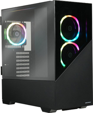 Куќиште за компјутер Enermax K8 ARGB, Црна, Midi Tower