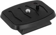 Plakë quick release për tripod Camrock TE68, fije 1/4", 44x44 mm, e zezë