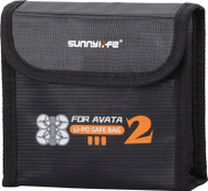 Kuti mbrojtëse baterish SunnyLife AT2-DC783-3 për DJI Avata 2, për 3 bateri, rezistente ndaj zjarrit, gri