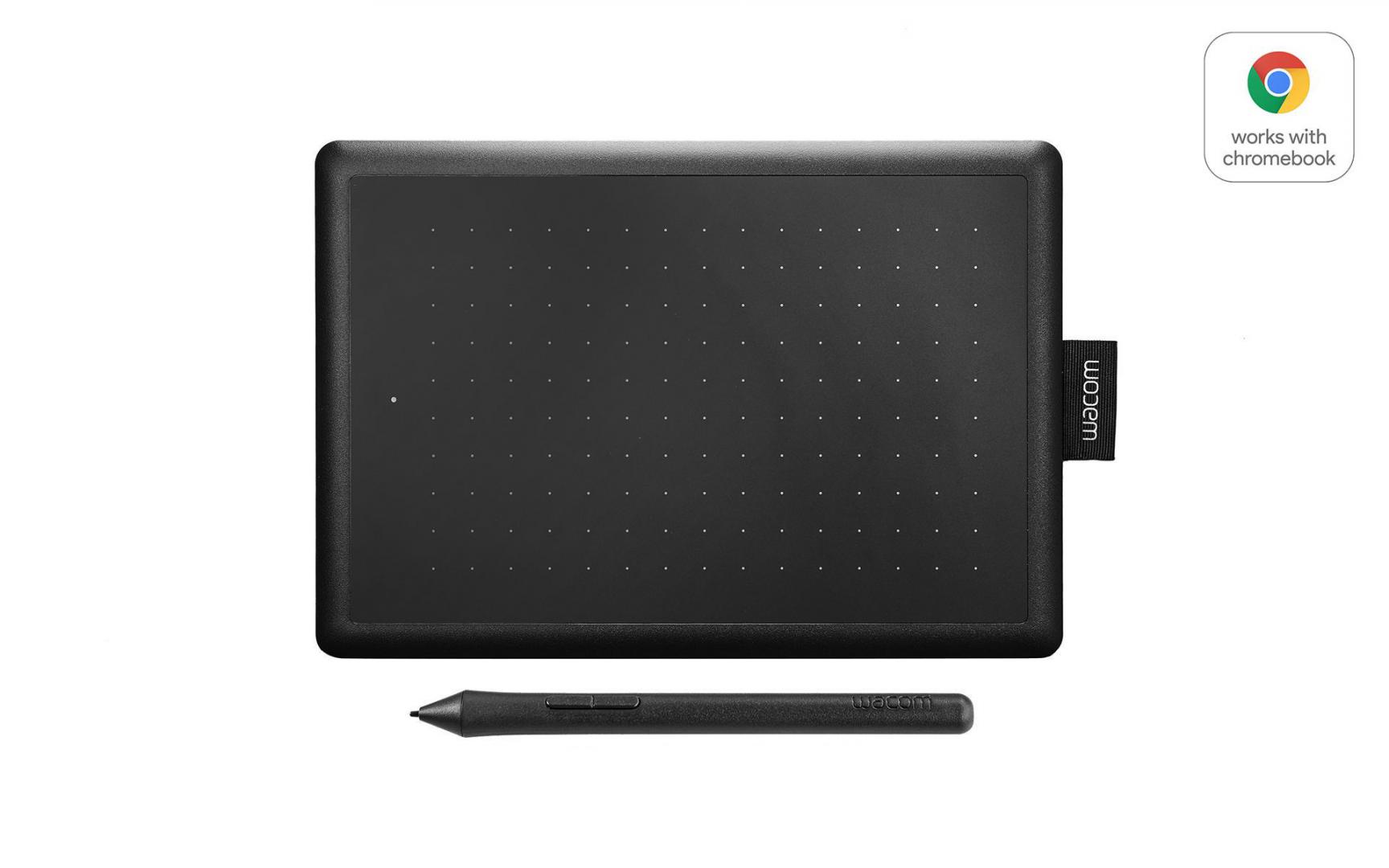 Tablet grafik Wacom One Small CTL-472-N, 2048 nivele presioni, USB, i zi e kuqe