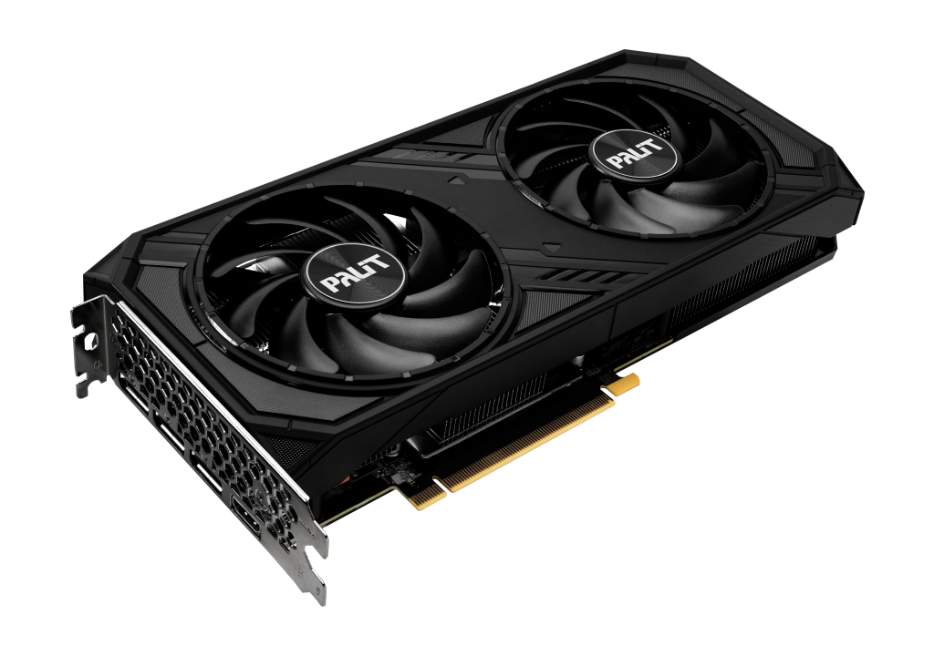 Kartë grafike Palit GeForce RTX 4070 Dual, 12GB GDDR6X, RGB, e zezë