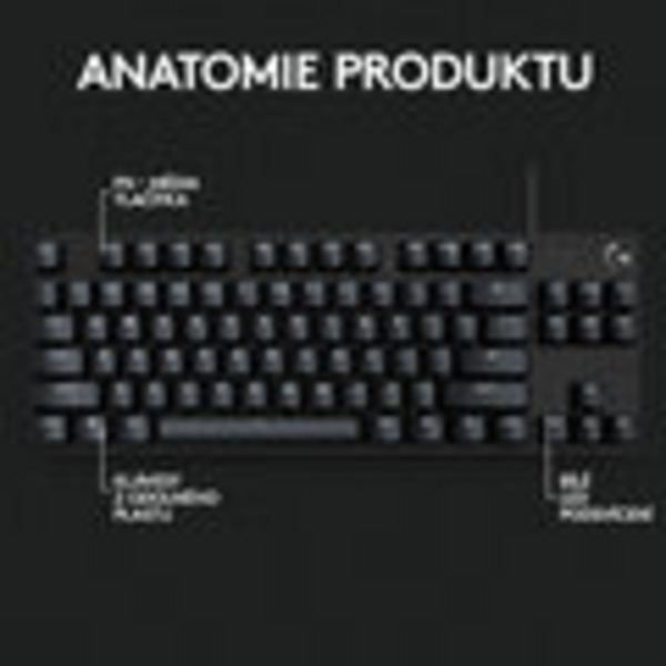 [OUTLET] Tastierë Logitech G413 SE TKL, Kailh Brown, US, e zezë, III