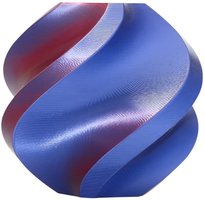Filament 3D Bambu Lab PLA Silk Dual Color Midnight Blaze, 1.75mm