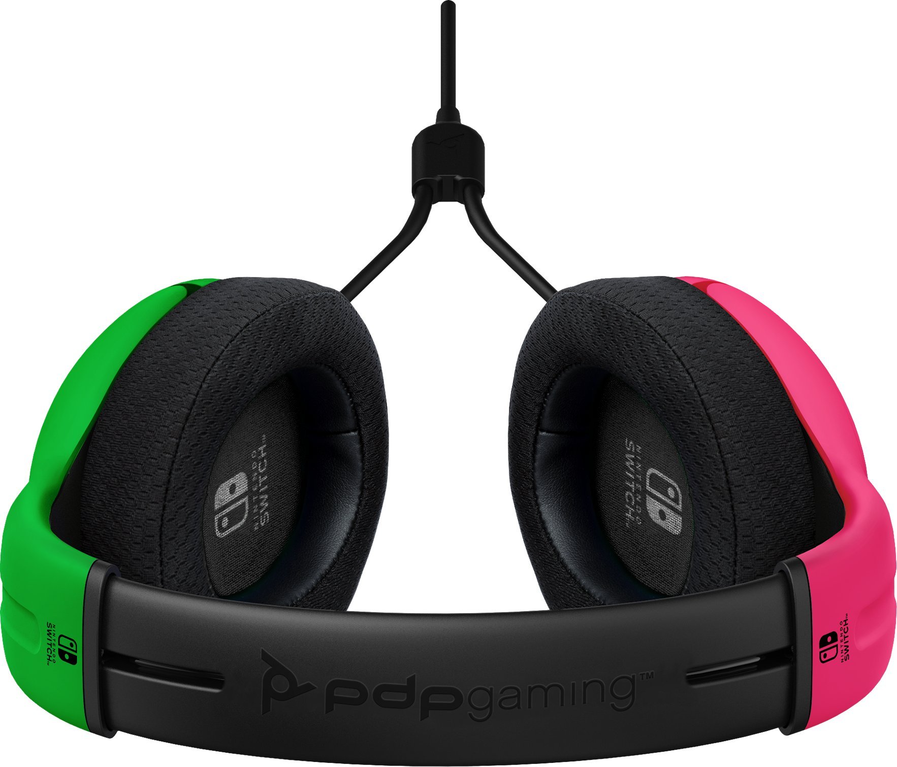 Kufje gaming PDP LVL40, me kabllo, pink dhe jeshile