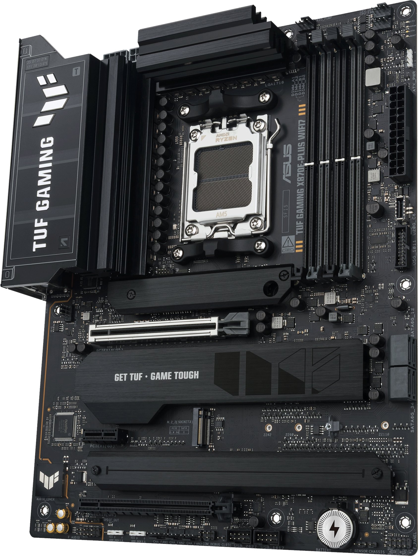 Матична плоча ASUS TUF Gaming X870E Plus WiFi 7, AMD X870E, Socket AM5, ATX