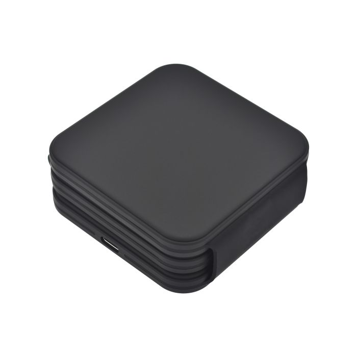 Dviced 3-In-1 Foldable Magnetic Wireless Charger, Black