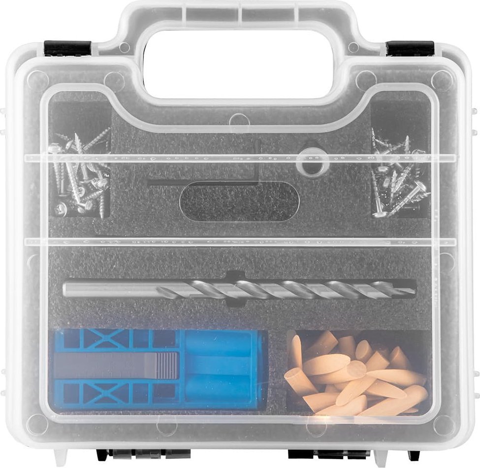 Set për lidhje të fshehura Graphite, 76 pjesë, për dru 2