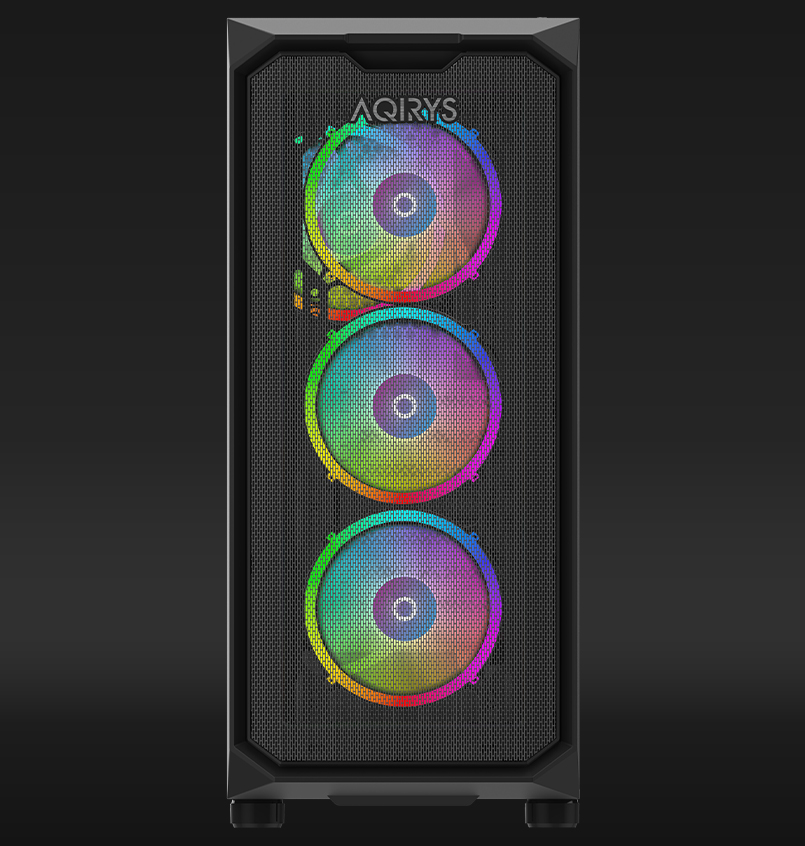 Kuti kompjuterike gaming WEZEN Pro, ATX, 4x 120mm RGB, e zezë