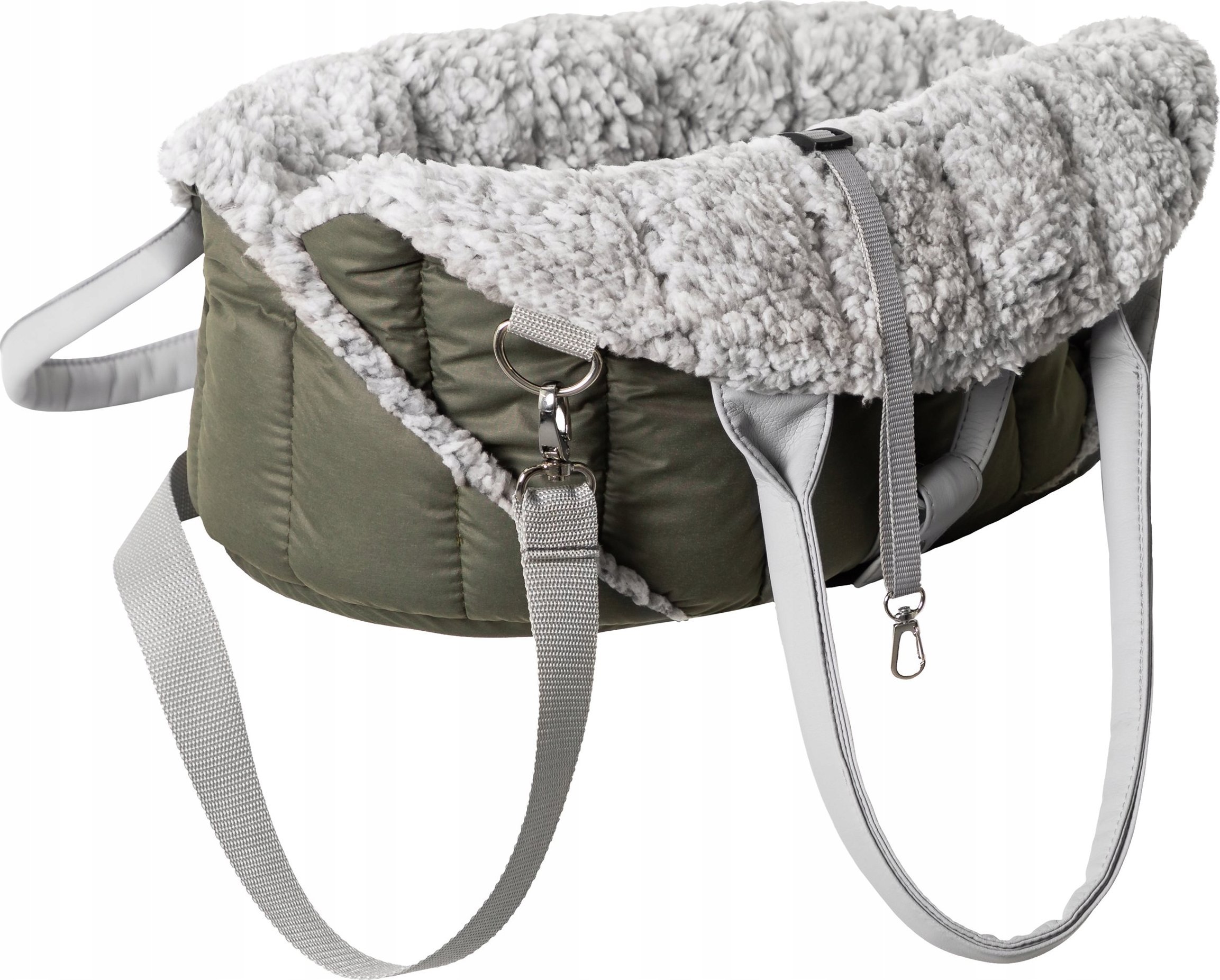 Çantë transporti për kafshë shtëpiake Baldecchi, 3 në 1, 38x24x28 cm, gri