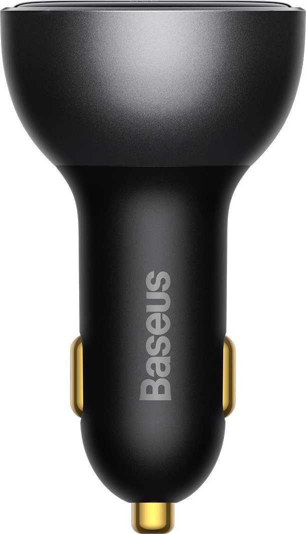 Полнач за автомобил Baseus Superme CGZX070001, 1x USB A 1x USB C, 3A, црн