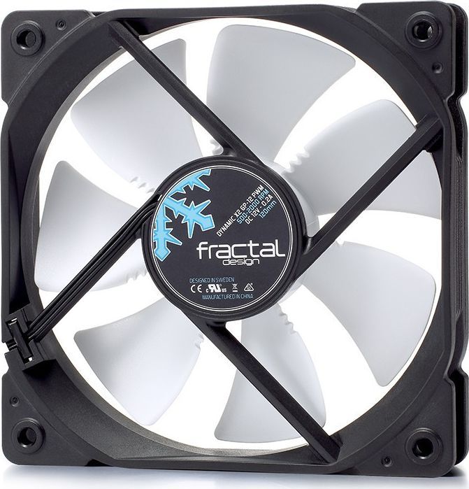 Ftohës Fractal Design Dynamic X2 GP-12 PWM, 120 mm, i bardhë / i zi