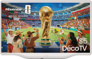 Televizor Hisense 32S5Q DecoTV, 32", QLED Full HD, i bardhë