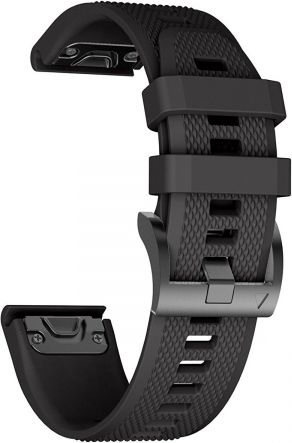 Rrip ore Tech-Protect Smooth Strap për Garmin Fenix 5, 22mm, TPU, i zi
