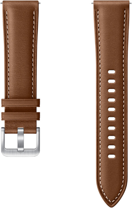 Rrip zëvendësues Samsung për Samsung Galaxy Watch 3, lëkurë, 20mm, i kaftë