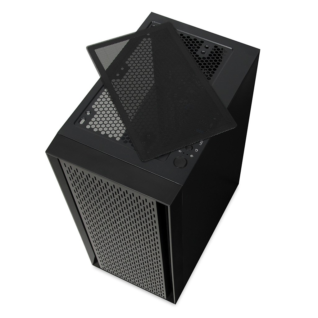 Kase kompjuteri iBOX Cetus OCT 903 RGB, ATX, panel xhami i temperuar, e zezë