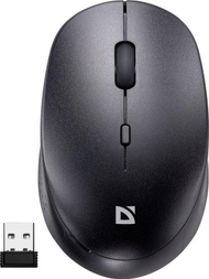 Mouse wireless Defender AURIS MB-027, 1600dpi, optik i heshtur, i zi