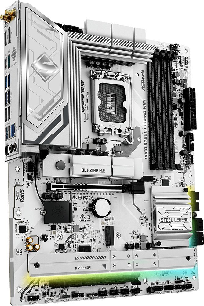 Pllakë amë Asrock B860 Steel Legend WiFi, ATX, DDR5, LGA 1851