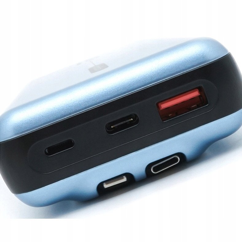 Powerbank PATONA 20000mAh, PD 65W, 3A, USB C Lightning, e zezë