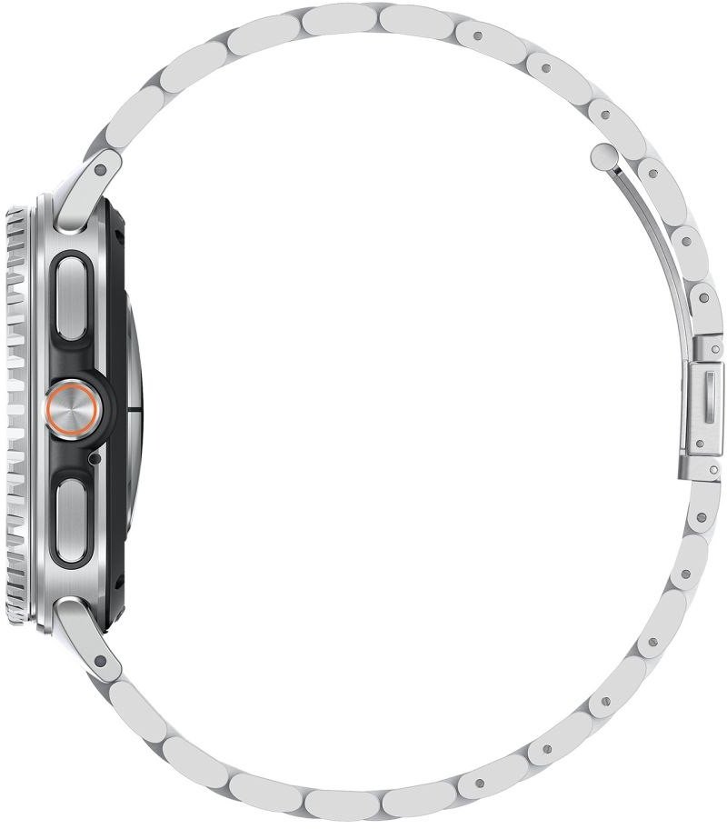 Rrip ore inteligjente Spigen Modern Fit 316L për Samsung Galaxy Watch 8 44/40mm dhe 8 Classic 46mm, çelik inox, argjend