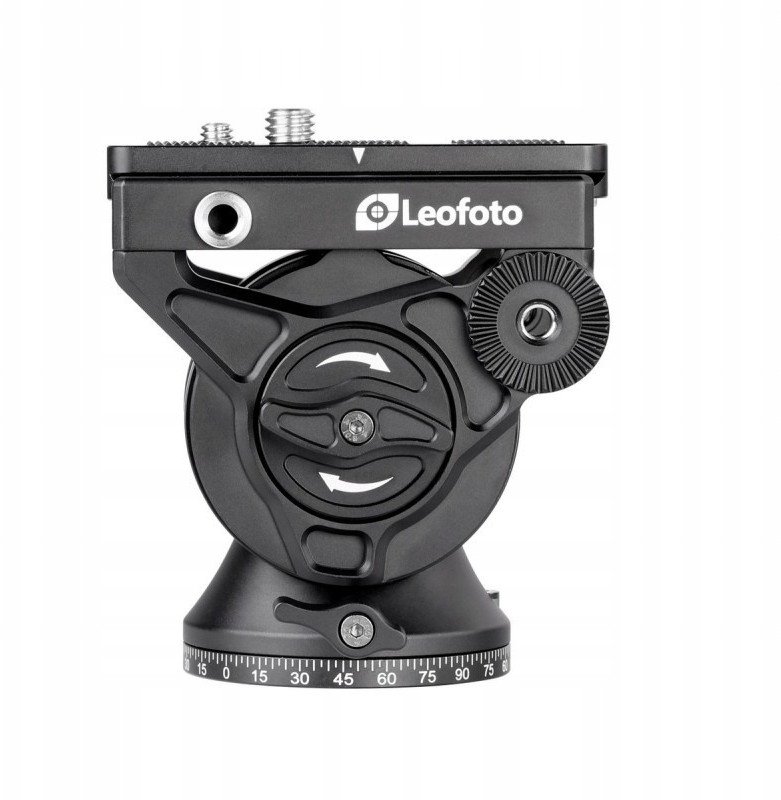 Tripod fotografik Leofoto LS-284CEX Pro, udhëtimi, bazë niveliuese e integruar, i zi
