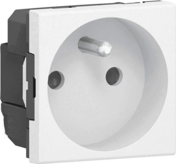 Prizë murale Legrand MOSAIC 278111L, 16A 250V, 2P+E, e bardhë