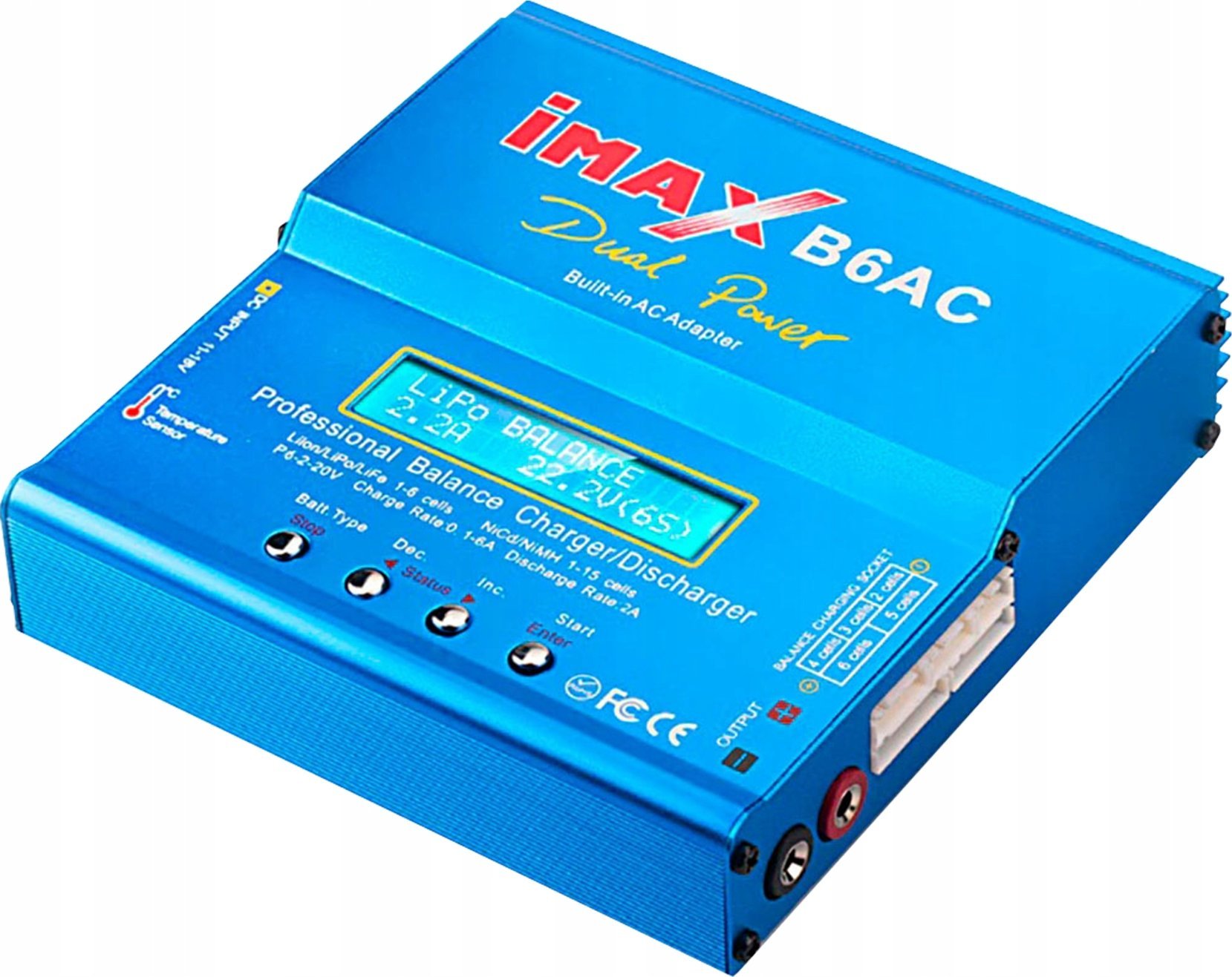 Karikues universal Imax B6AC, 80W, me furnizim AC DC, me adapterë