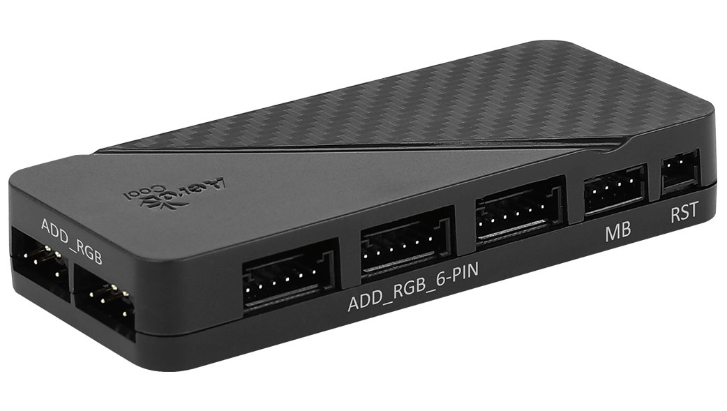 Kontrollues ventilatorësh Aerocool H66F, universal, i zi