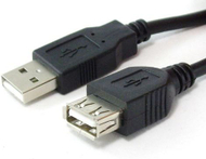 Kabllo USB Sharkoon USB A në USB A, 1m, e zezë