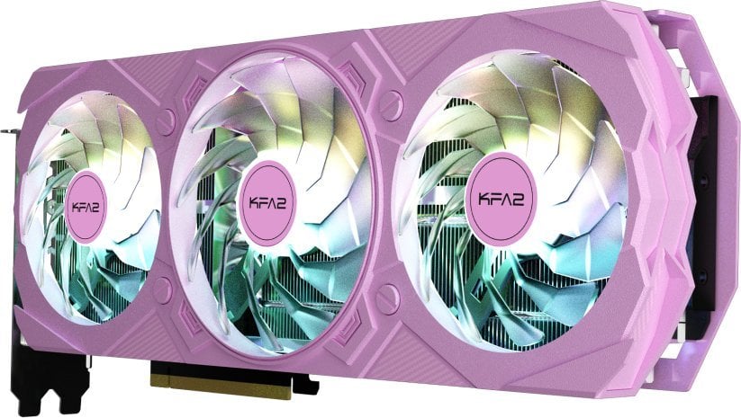 Kartelë grafike KFA2 GeForce RTX 4070 SUPER EX Gamer Pink 1-Click OC 12GB GDDR6X