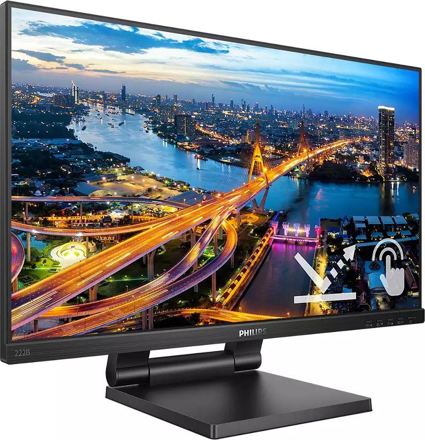 Monitor Philips-B-line, 21.5", 1920 x 1080 (FullHD), 75 Hz, i zi